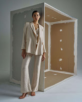 Pantalone testurizzato