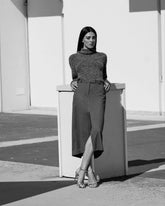 Gonna midi con spacco