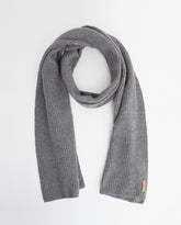 Sciarpa tricot grigia
