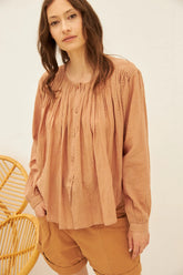 CAMICIA CARAMELLO