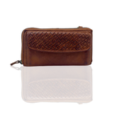 Borsello Cross cognac in vera pelle made in Italy