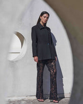 Cappotto corto in lana