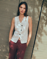 Pantaloni fluidi a pois