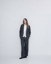 Giacca sportiva pied de poule nera