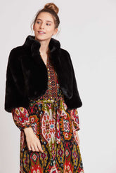 Bolero NASSAU in eco pelliccia