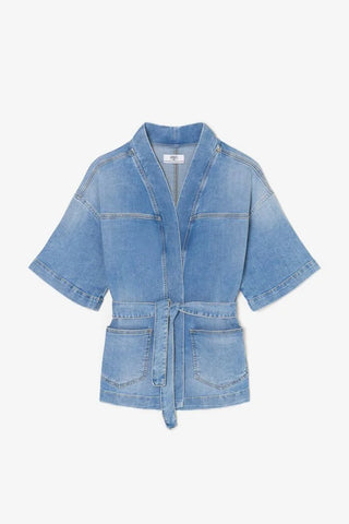 GIACCA KIMONO BEOCCA IN BLUE JEANS