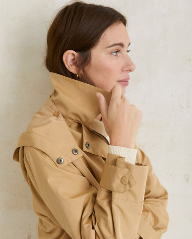 IMPERMEABILE IDROREPELLENTE CAMEL