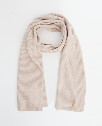 Sciarpa tricot beige