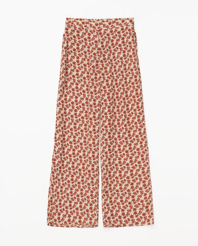 Pantaloni cropped terracotta