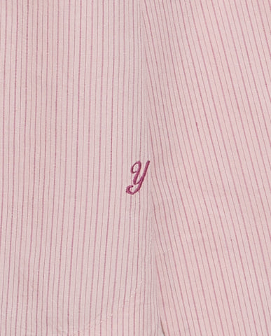 Camicia rosa in popeline di cotone biologico al 100%