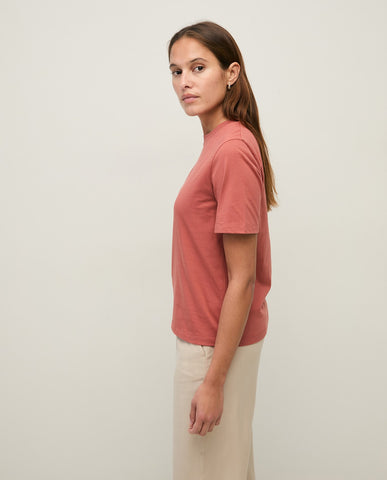 T-shirt in cotone biologico con scollo tondo