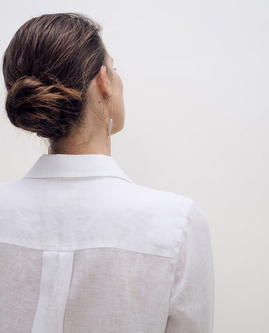 Abito a camicia in lino