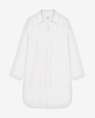 Abito a camicia in lino