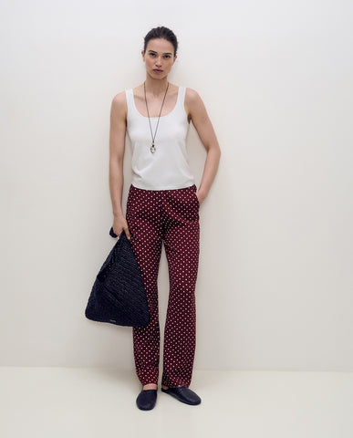 Top a maglia fine con spalline sottili