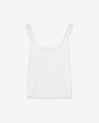Top a maglia fine con spalline sottili