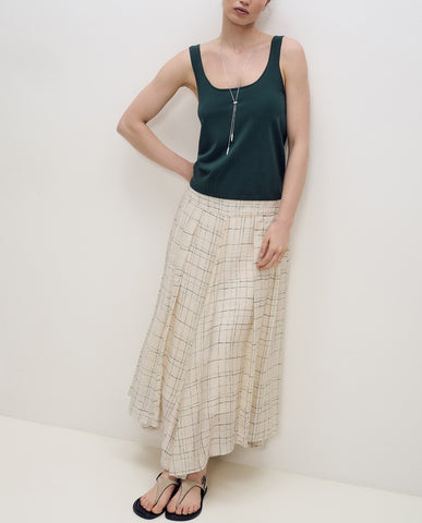 Top a maglia fine con spalline sottili