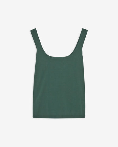 Top a maglia fine con spalline sottili