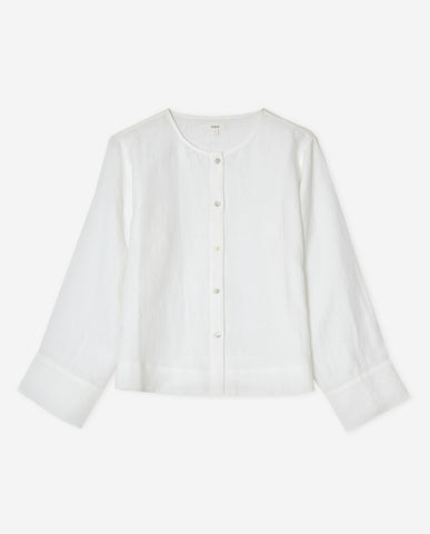 Camicia di canapa a maniche lunghe