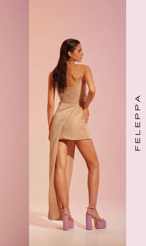 ABITO TUBINO + GONNA LATERALE nude