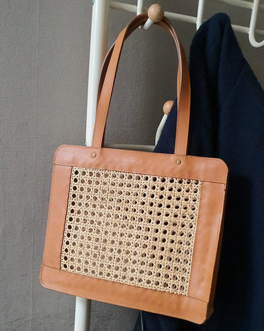 Borsa rete in rattan