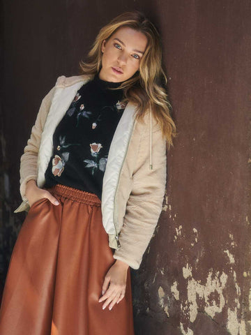 Giacca Nepal in eco pelliccia